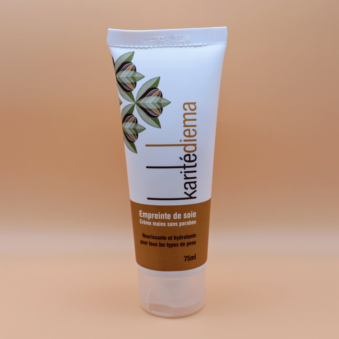 Crème mains sans paraben Karitédiema Empreinte de soie 75ml, nourrissante et hydratante