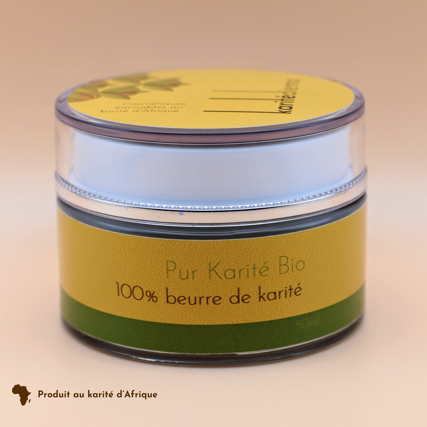 Pot Karitédiema du Pur Karité Bio 100% beurre de karité, apaisante et réparatrice